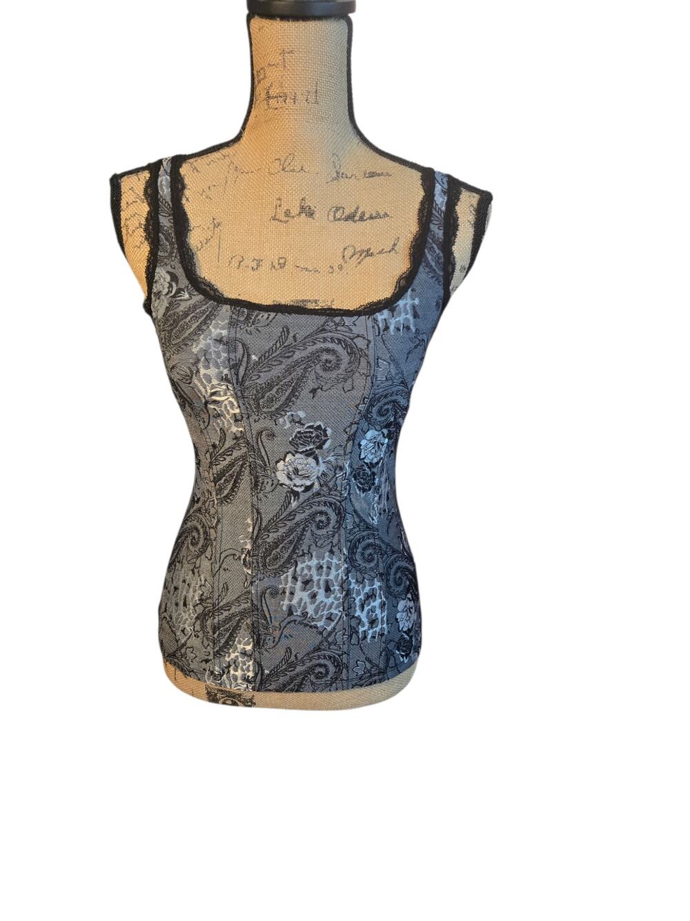 White House Black Market gray tank top, size zs
